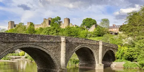 An image depicting the trail Riverside Walk from Aymestrey and its surrounding area.