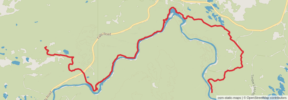 American Perimeter Trail - North Country Primary stage 86 Map