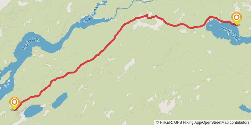 Alexander Mackenzie Heritage Trail stage 12 Map