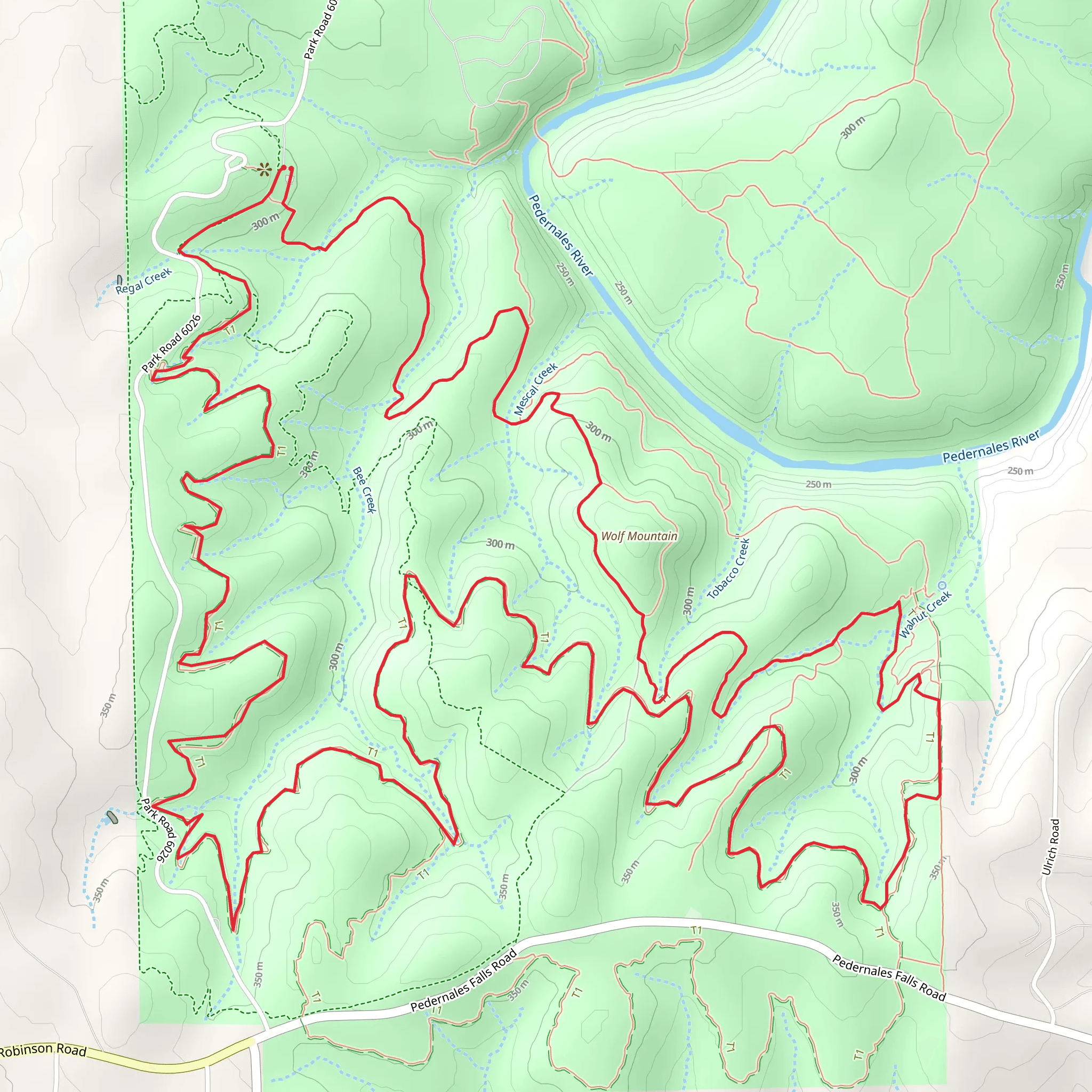 Juniper Ridge Trail and Wolf Mountain Loop Trail mobile static map