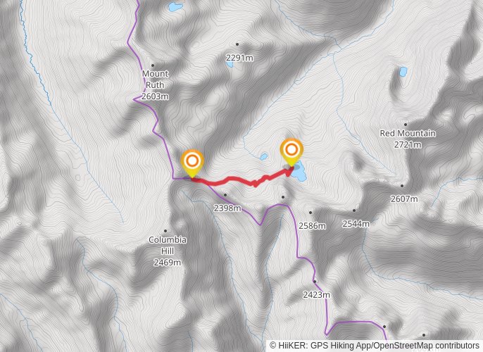 Summit Lake #1 mobile static map