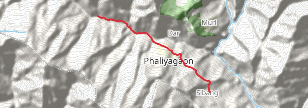 Dhorpatan Trek stage 2 Map