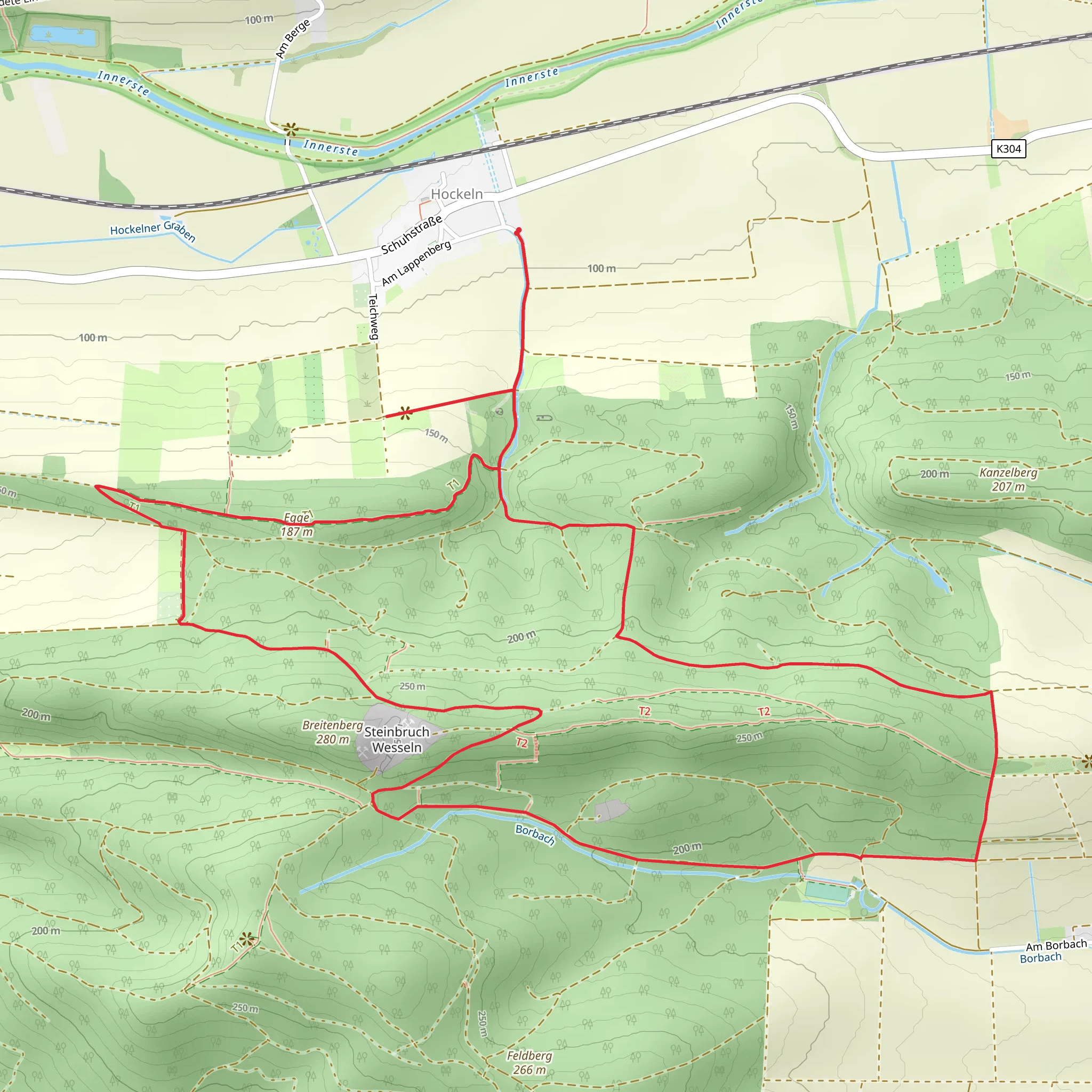 Schoene Aussichten via Soelter Weg mobile static map