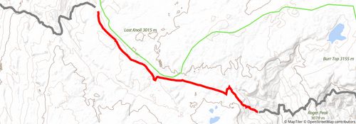 American Discovery Trail South Route stage 315 Map