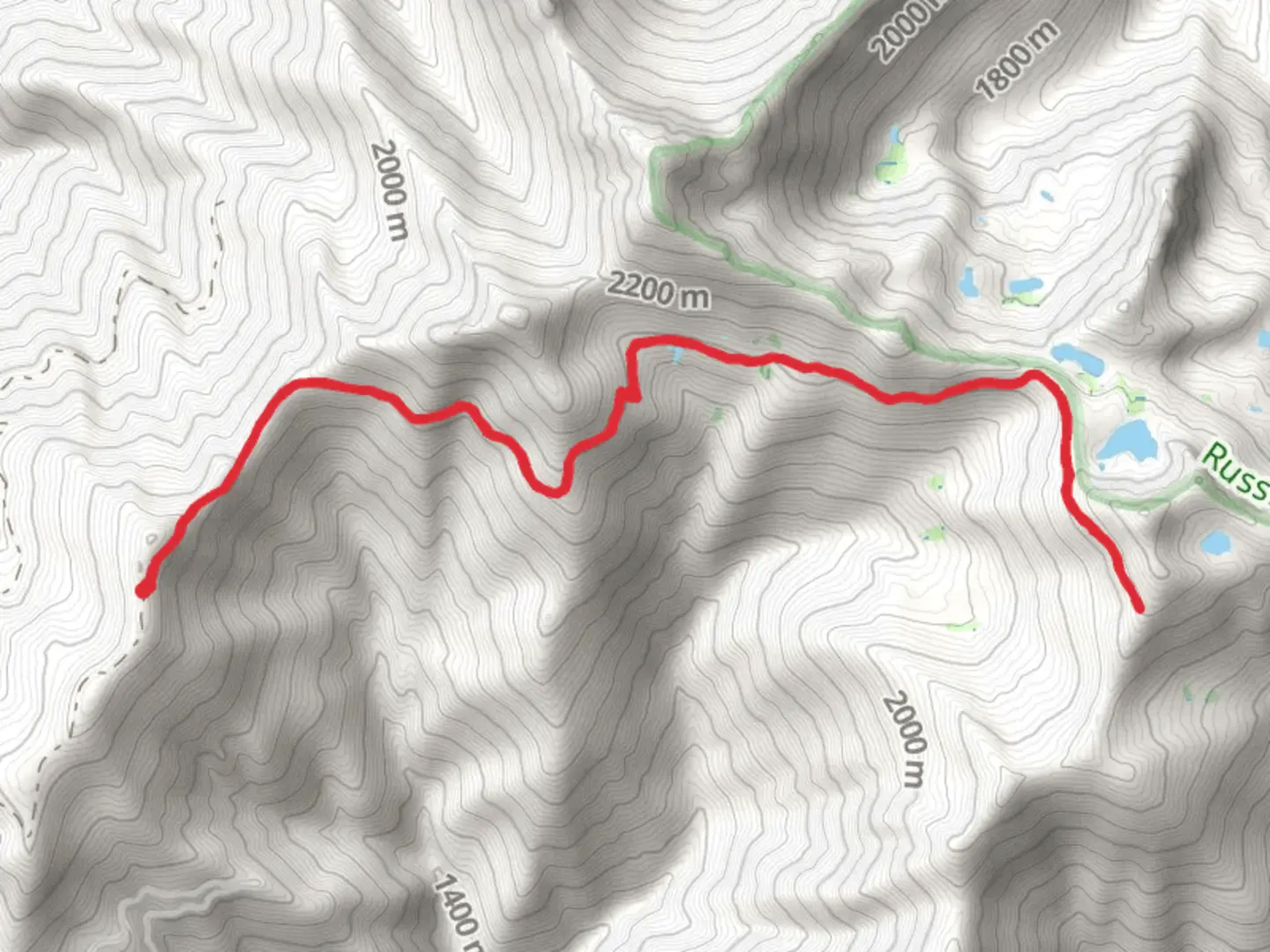 An image depicting the trail Deacon Lee Trail and its surrounding area.
