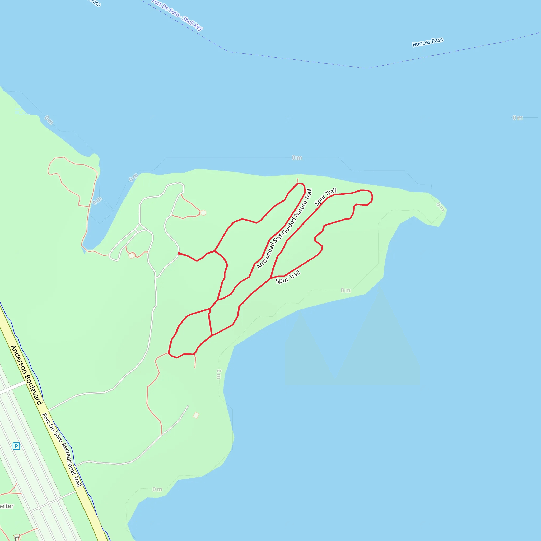 Arrowhead Self-Guided Nature Trail Loop mobile static map