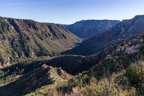 An image depicting the trail A B Young Trail and its surrounding area.