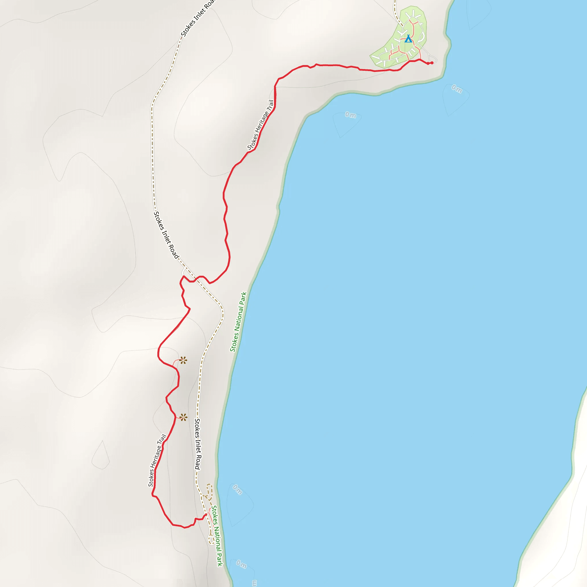 Stokes Heritage Trail mobile static map