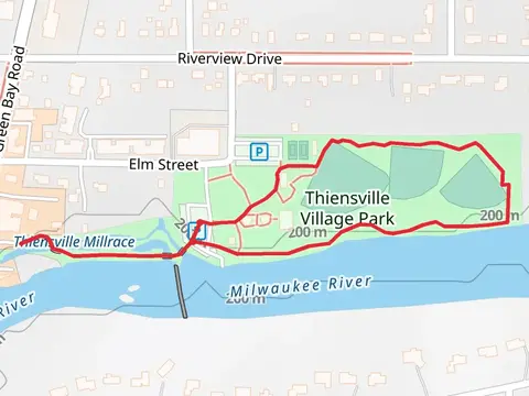 Thiensville Millrace and Village Park Loop
