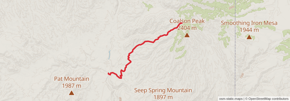 Grand Enchantment Trail stage 30 Map