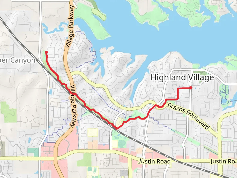 Highland Village City Trail and Murray Park