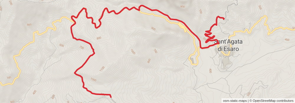 Sentiero Italia - Calabria Section stage 39 Map