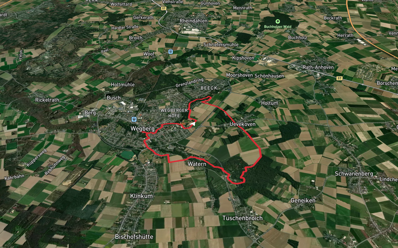 Schlossweiher via Flachsroute and Wegberger Muehlen Tour