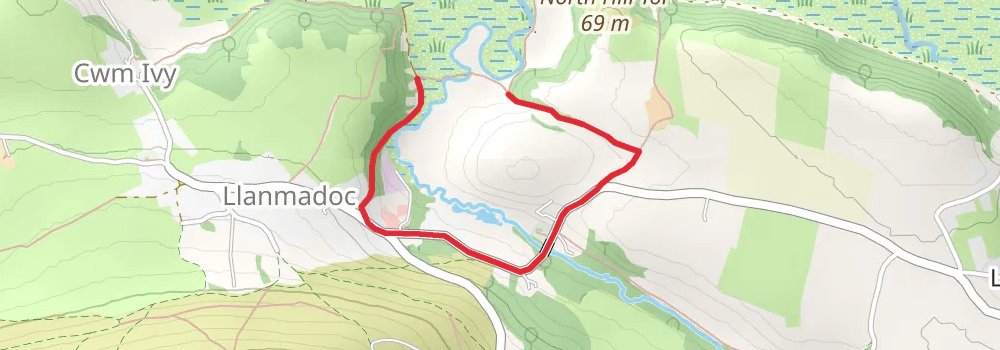Wales Coast Path alt 8 Map