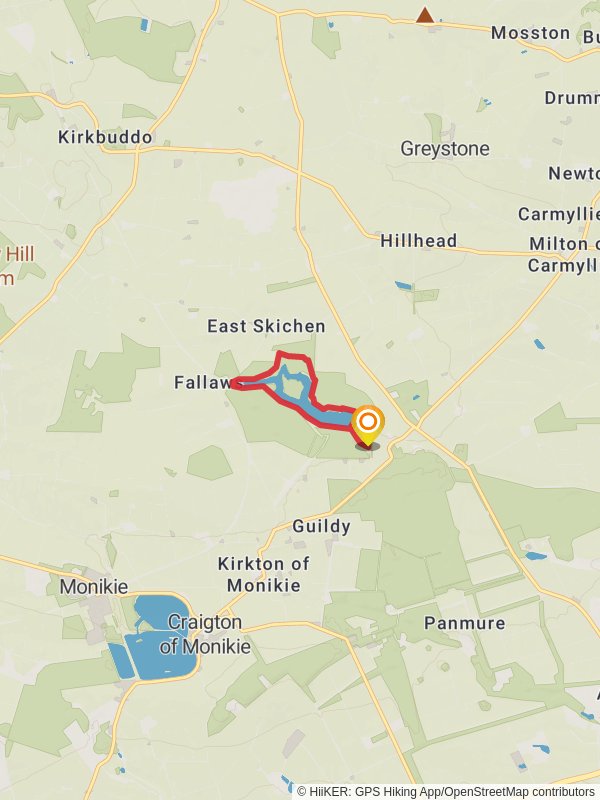 Crombie Country Park Angus Scotland