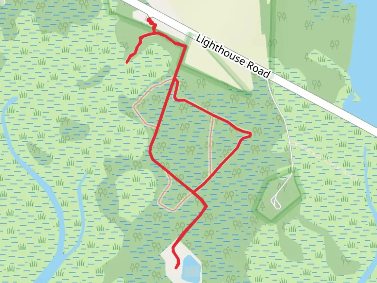 An image depicting the trail Grassland Loop Trail and its surrounding area.