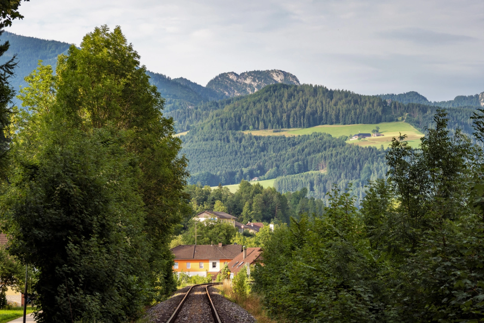 An image depicting the trail Pernecker Kogel and its surrounding area.