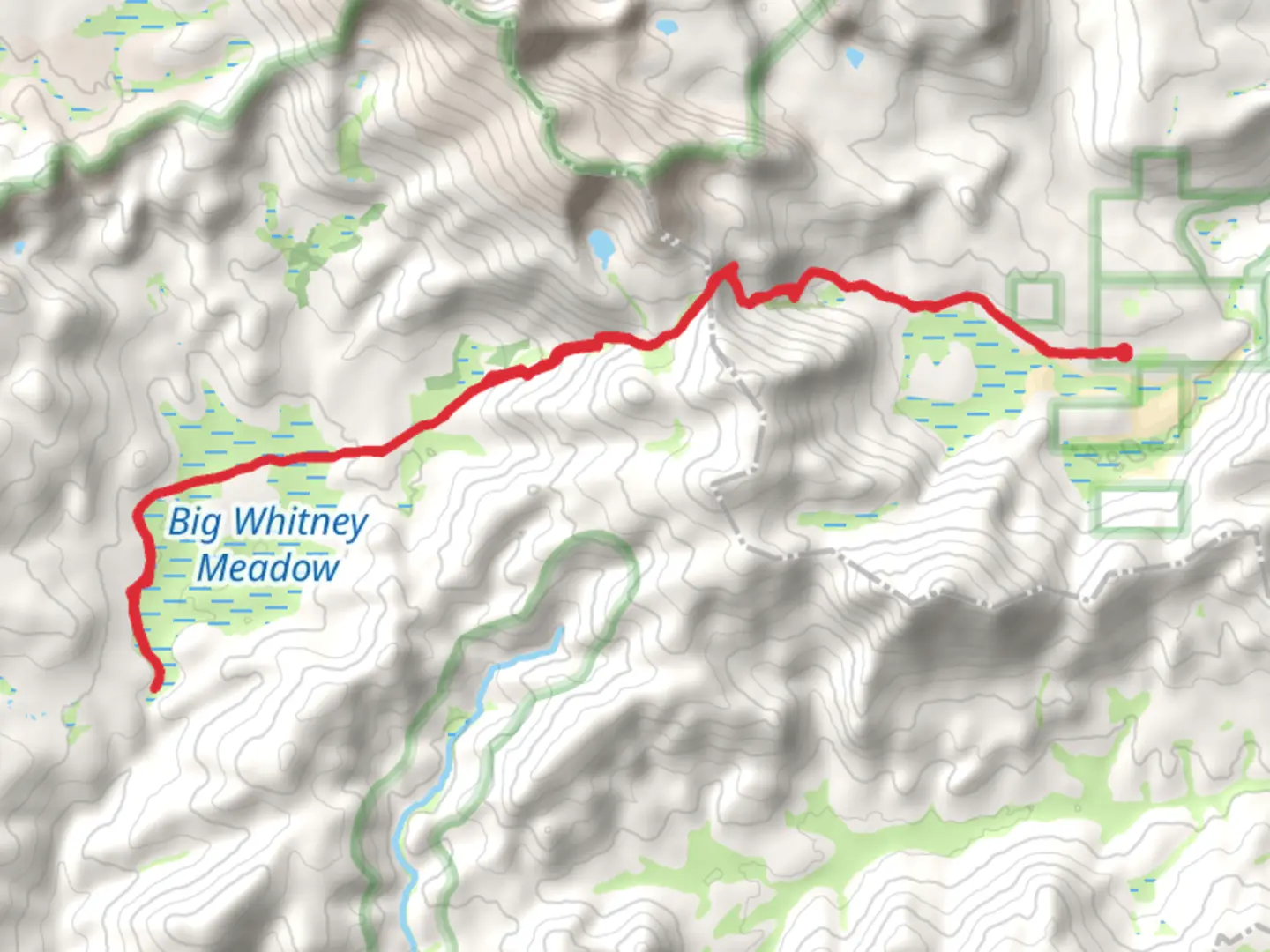 An image depicting the trail Cottonwood Pass and Siberian Pass Trail and its surrounding area.