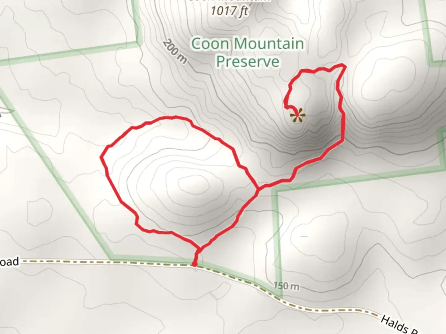 An image depicting the trail Hidden Valley Trail Loop - Halds Road and its surrounding area.