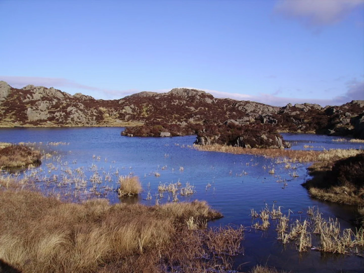 An image depicting the trail Haystacks and Innominate Tarn Walk and its surrounding area.