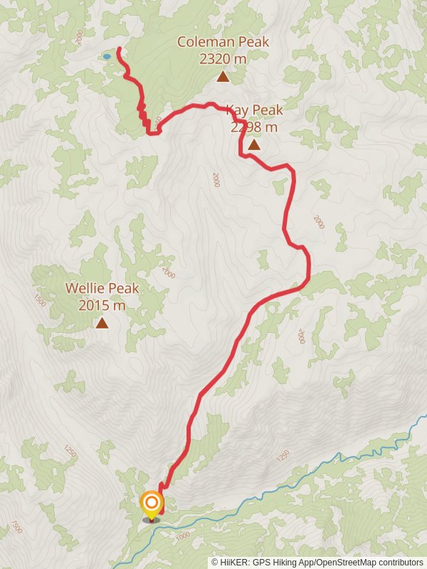 Little Andrews Trail mobile static map