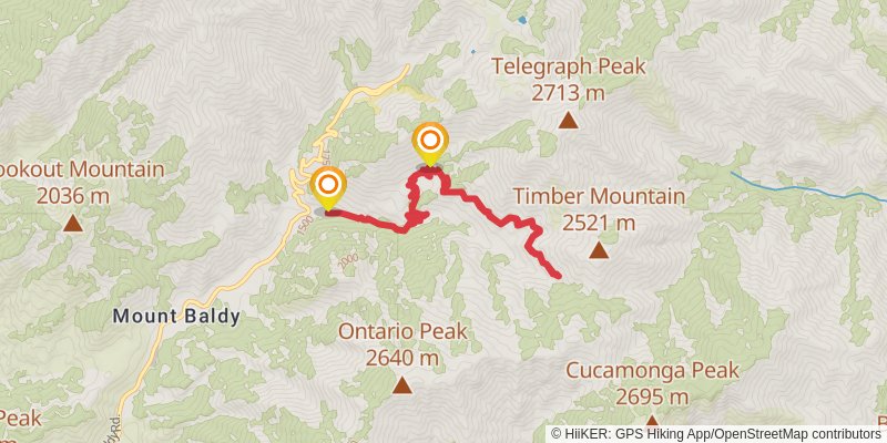Chapman Trail stage 2 Map
