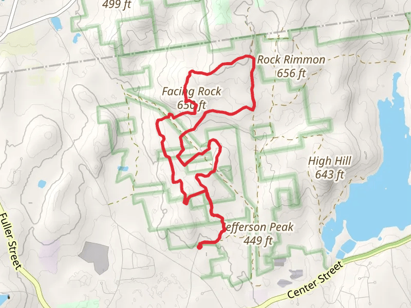 Facing Rock via Carwash-Chamois Loop