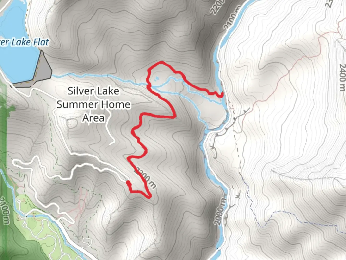 An image depicting the trail Silver Creek Trail and its surrounding area.