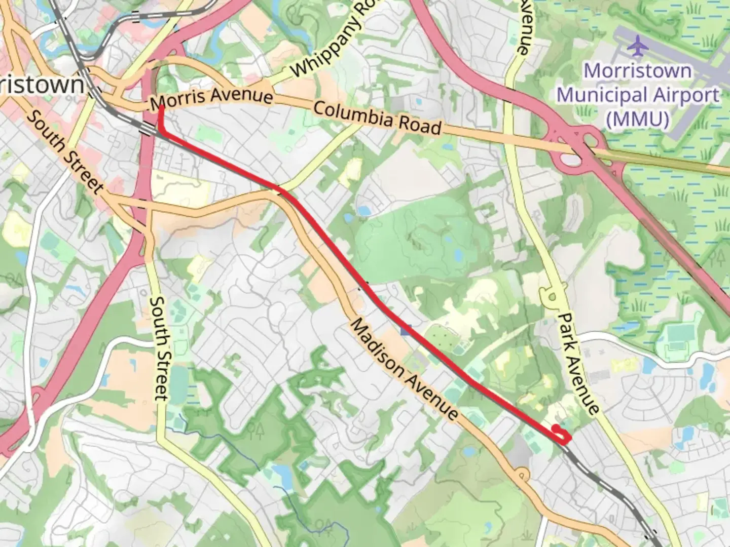 An image depicting the trail Traction Line Recreation Trail and its surrounding area.
