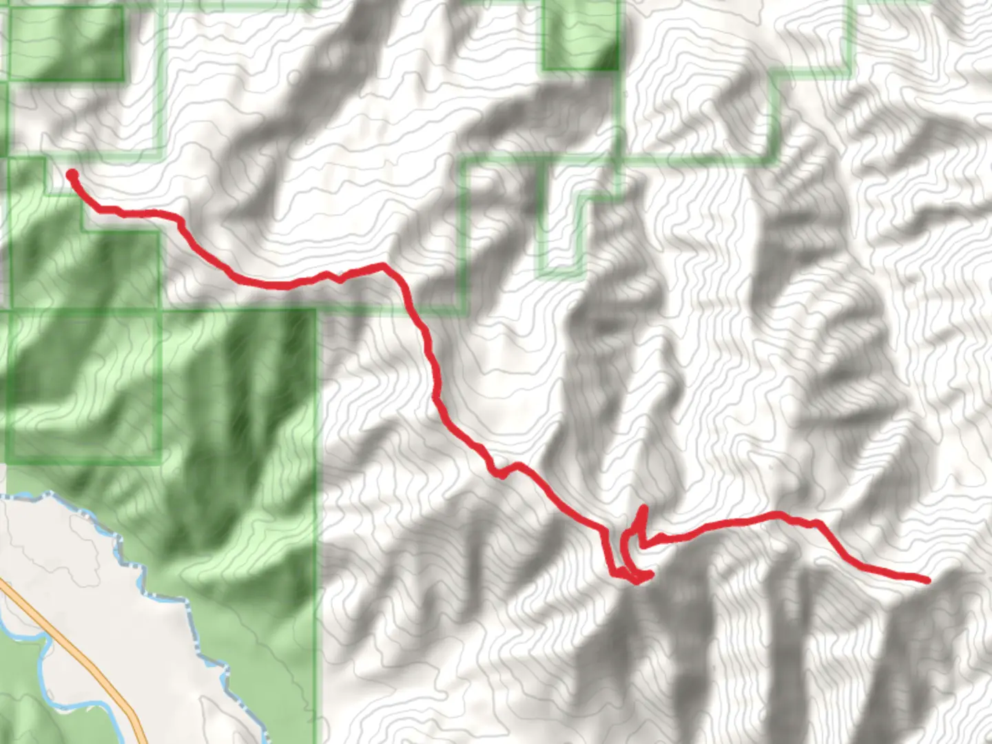 An image depicting the trail Cristoff Peak and Huckleberry Mountain via Divide Trail and its surrounding area.