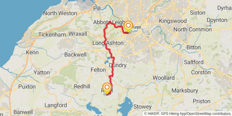Monarch's Way stage 23 Map