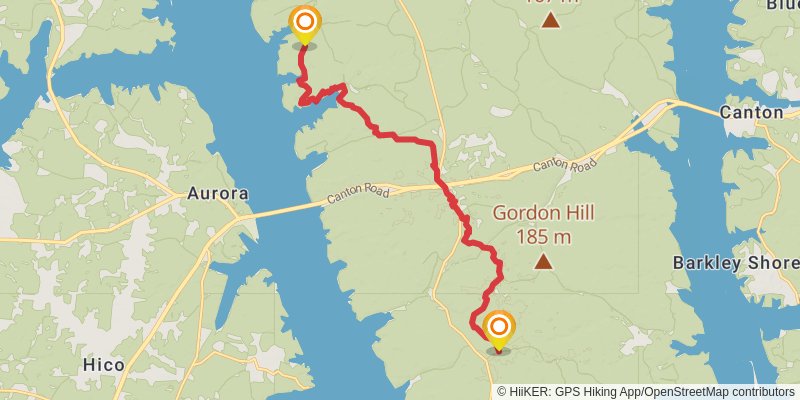 North South Trail stage 3 Map