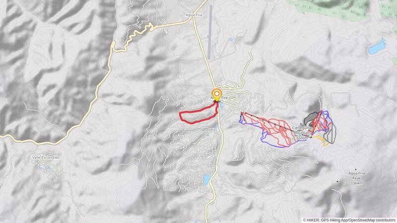Elk, Lynx and Bear Loop mobile static map