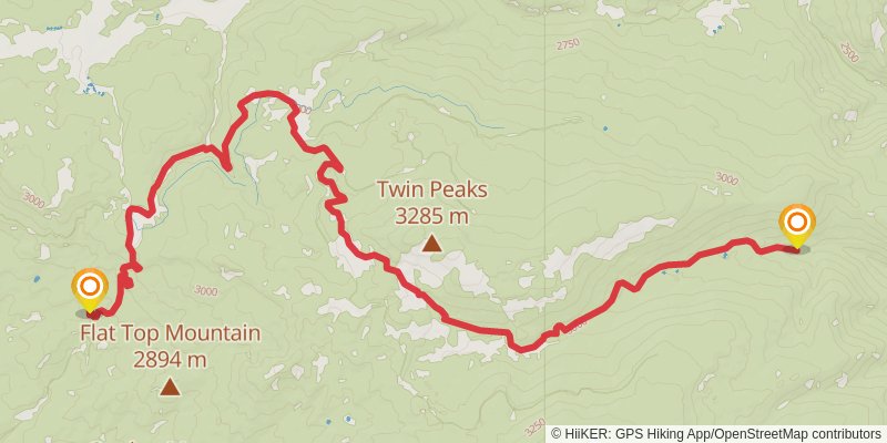 American Discovery Trail North Route stage 251 Map