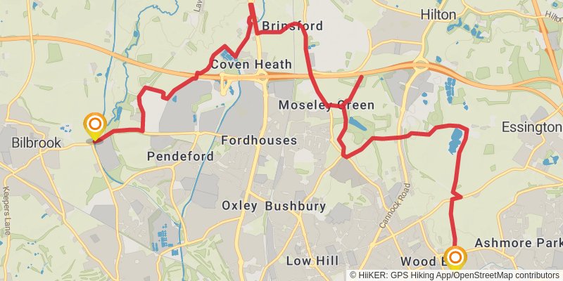 Monarch's Way stage 8 Map