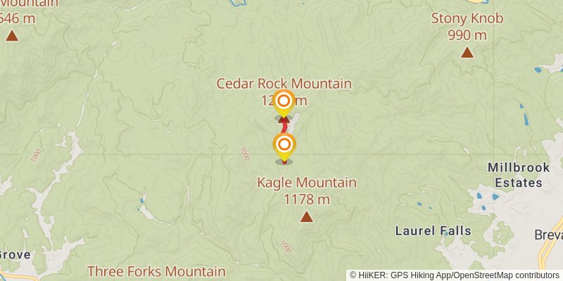 Art Loeb Trail spur 2 Map