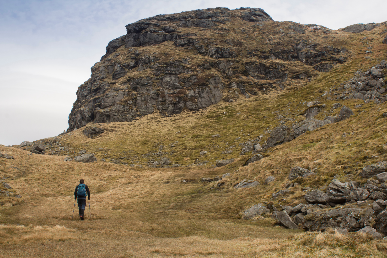 An image depicting the trail Inverlochlarig - Beinn a'Chroin and Beinn Chabhair and its surrounding area.