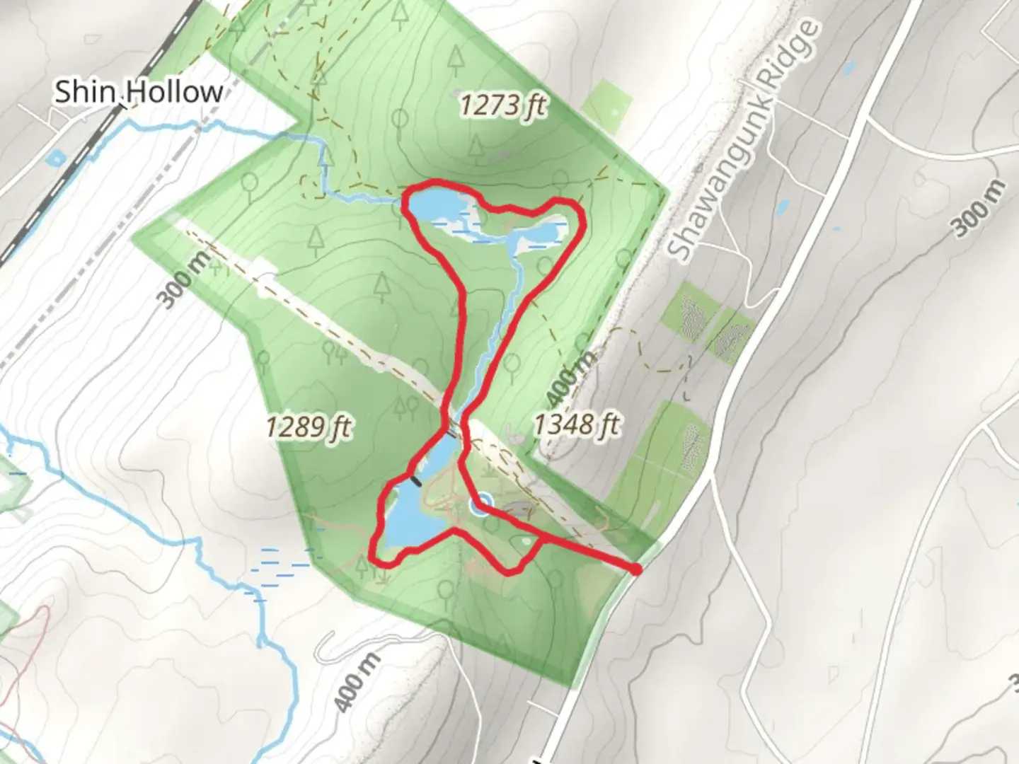 An image depicting the trail Louis V Mills Memorial Trail Loop and its surrounding area.