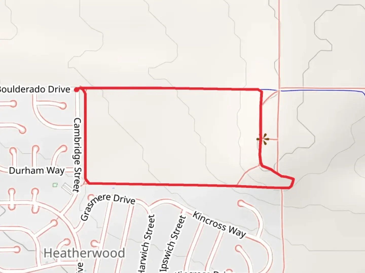 An image depicting the trail Gun Barrel Hill Loop and its surrounding area.