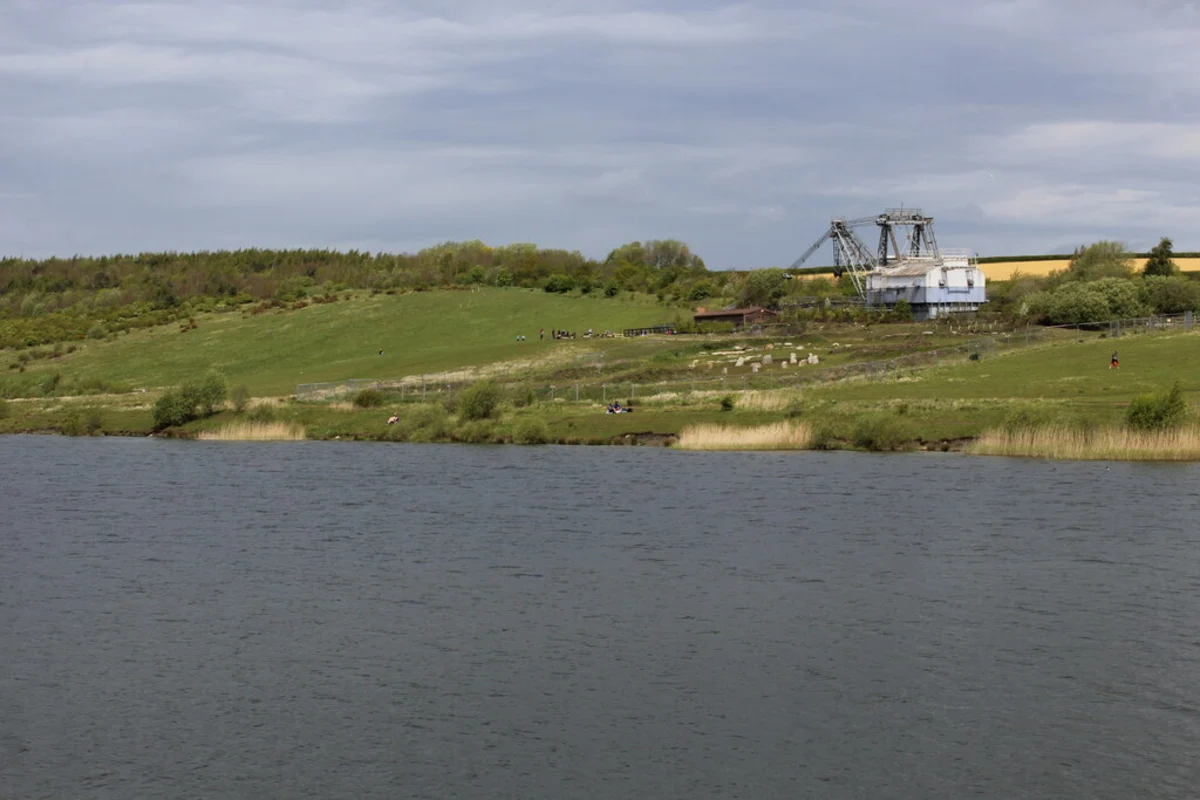 Bowers Lake and Lemonroyd Lake in RSPB St Aidan's
