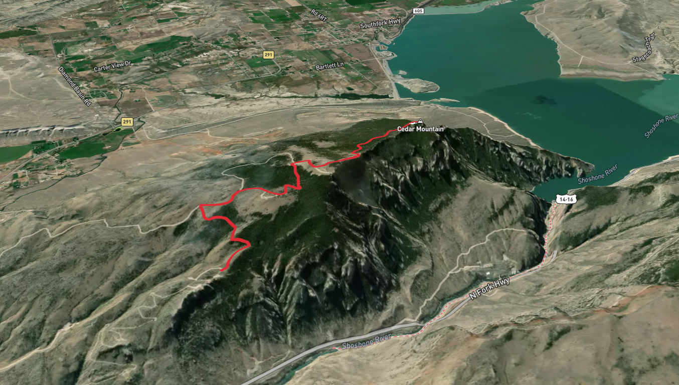 Cedar Mountain via Spirit Mountain Road