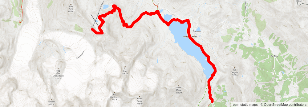 Bernina-Tour stage 2 Map