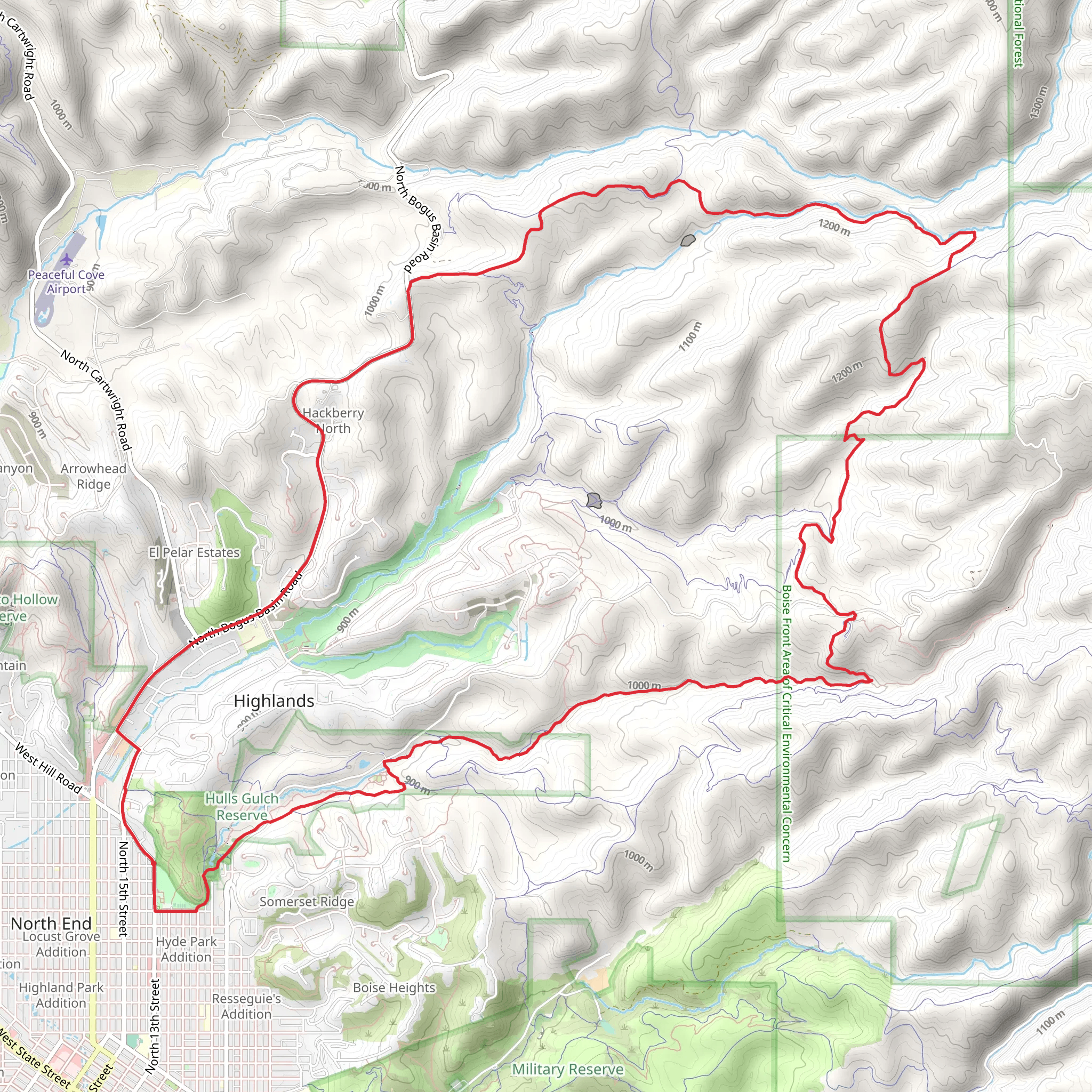 Corrals and The Grove Loop mobile static map