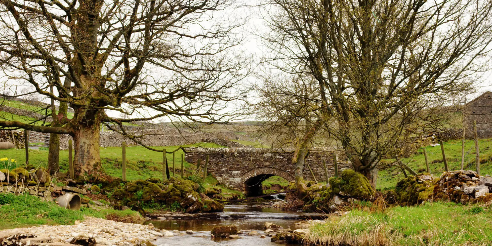 An image depicting the trail Cray Riverway and its surrounding area.