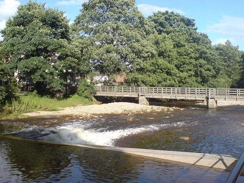 An image depicting the trail River Skell and River Skell Ford Loop - Bondgate Bridge and its surrounding area.