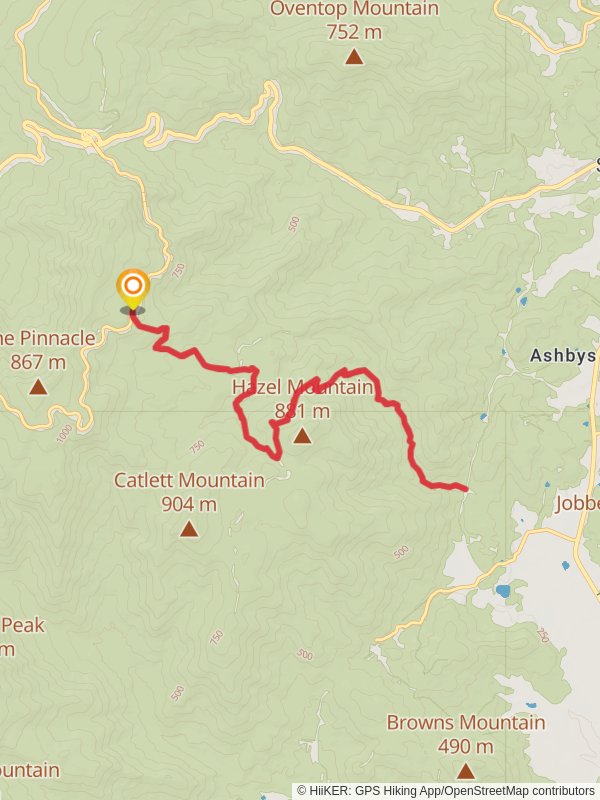 Hazel Mountain Trail and Hazel River Trail