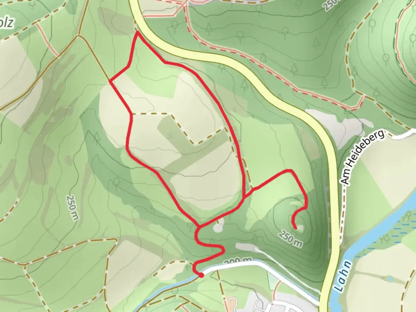 An image depicting the trail Burg Weißenstein Loop and its surrounding area.