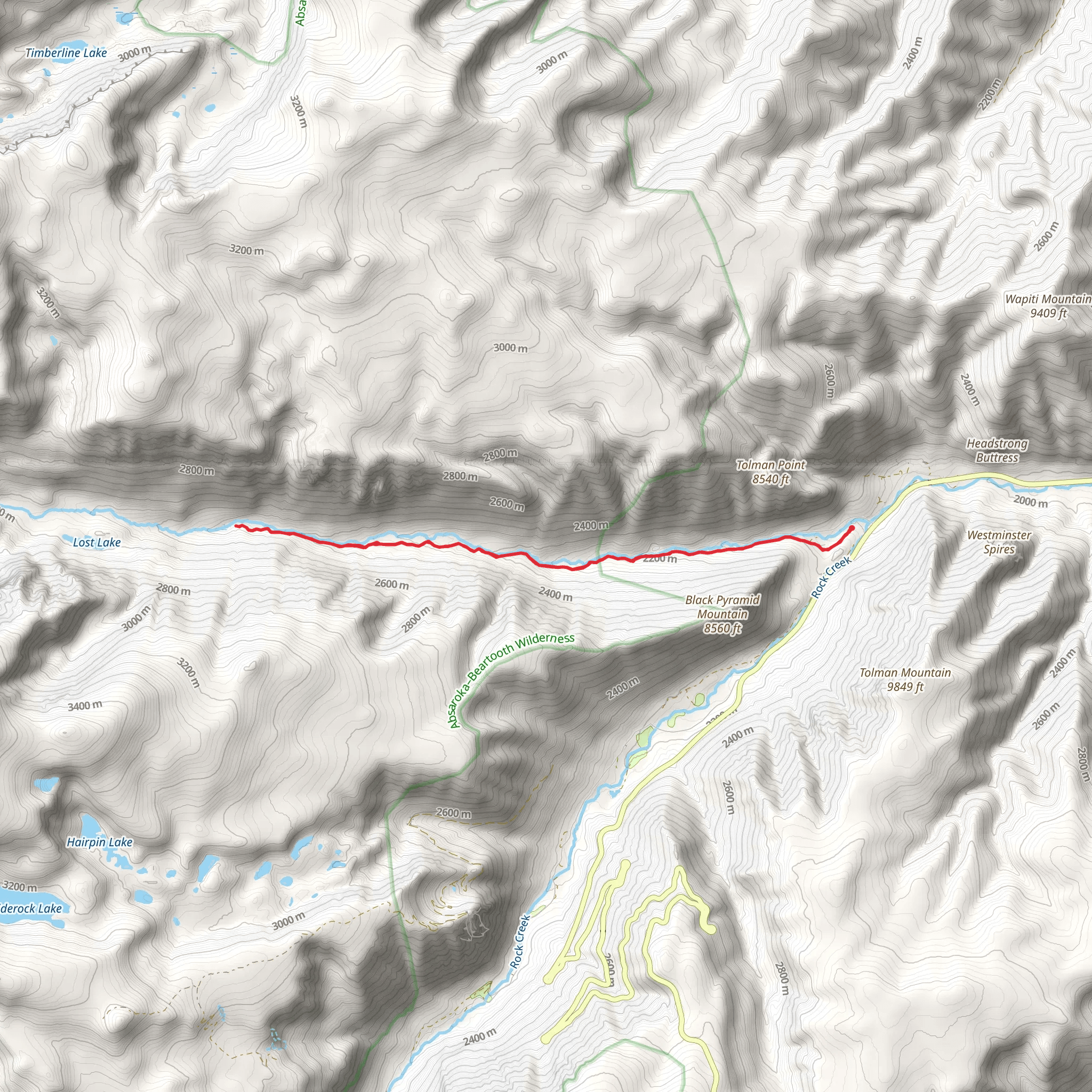 Lower Lake Fork and Lake Fork Trail mobile static map