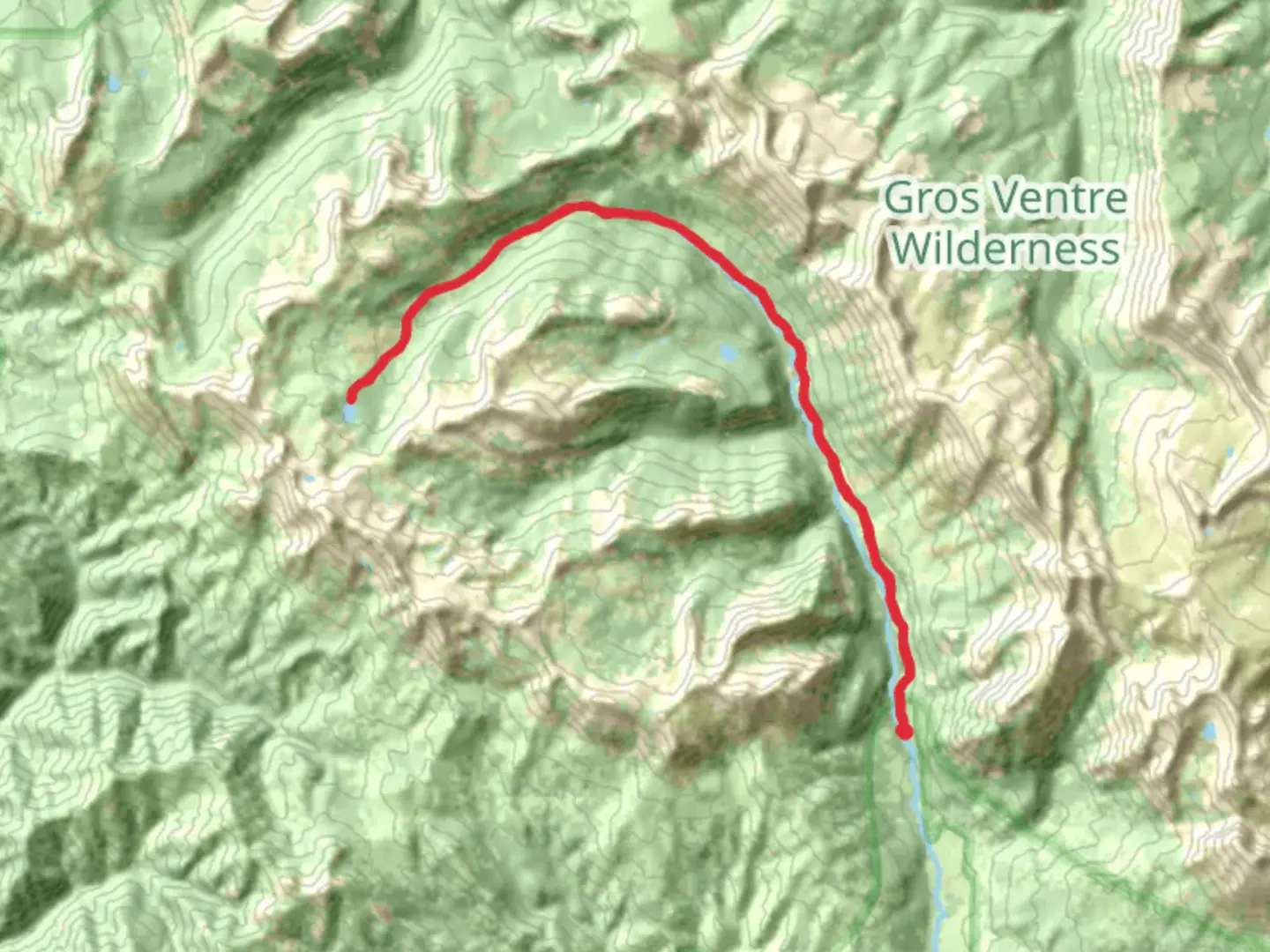 An image depicting the trail Turquoise Lake Cut-off Trail and its surrounding area.