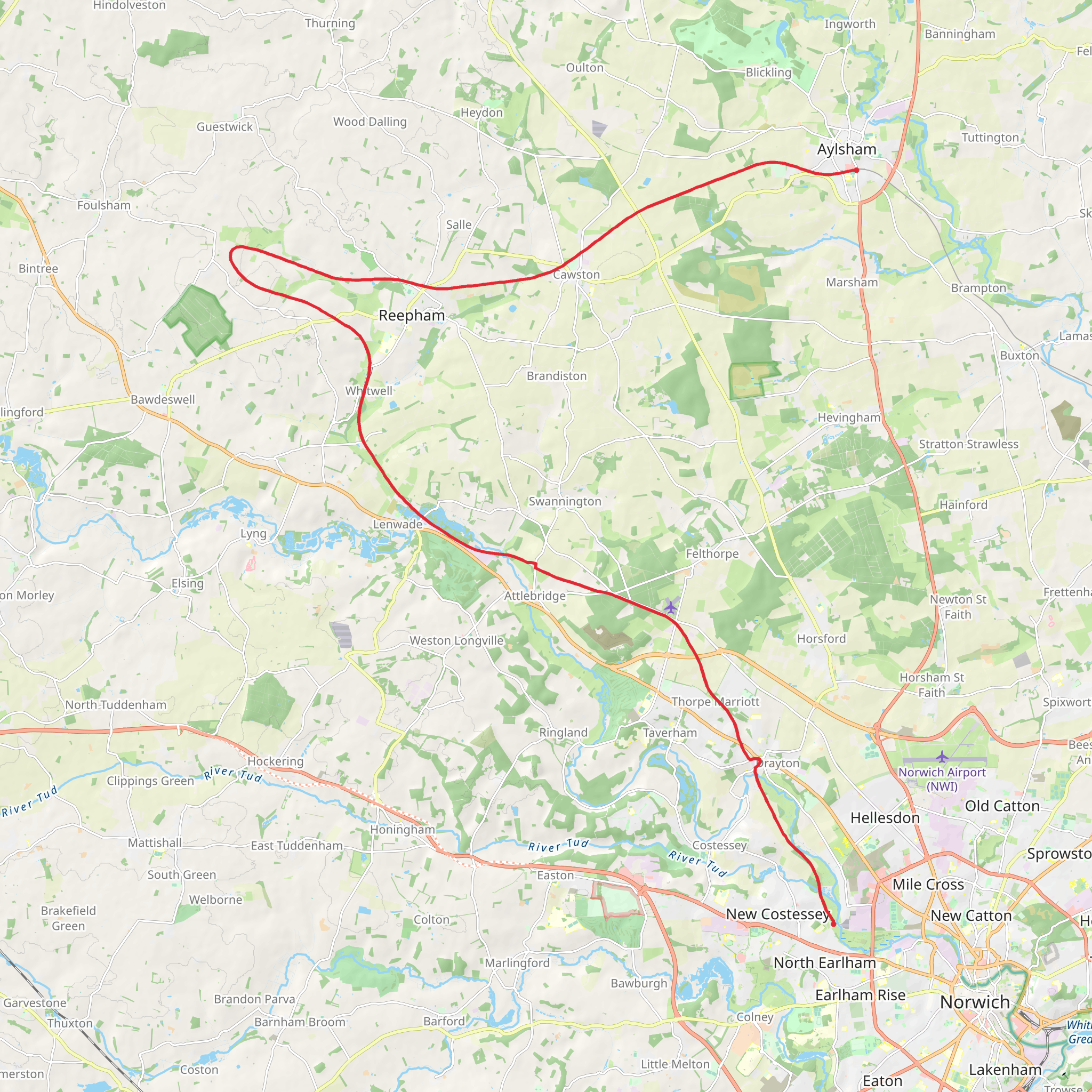 Marriott's Way mobile static map